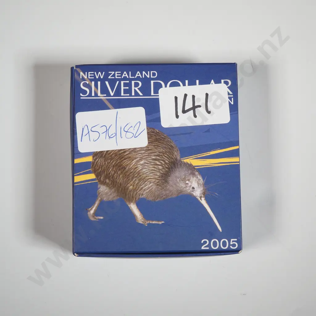 2005 New Zealand Silver Proof Dollar Coin Image 1++