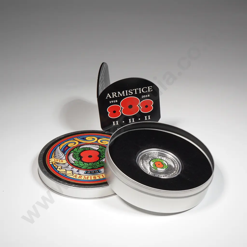 2018 Armistice Silver Ounce Proof Coin  Image 1++