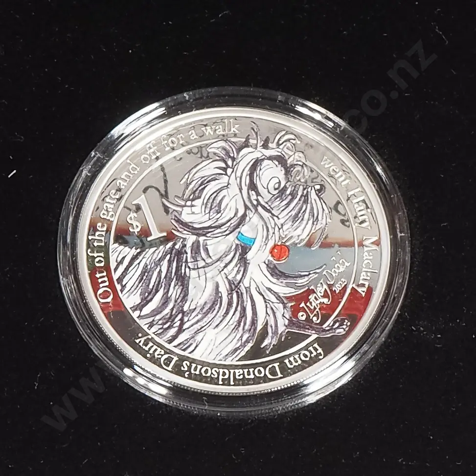 2023 Hairy Maclary Silver 1 Ounce Proof Coin  Image 1++