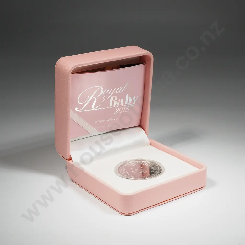 2015 New Zealand Royal Baby Silver Proof Coin  Image 1++