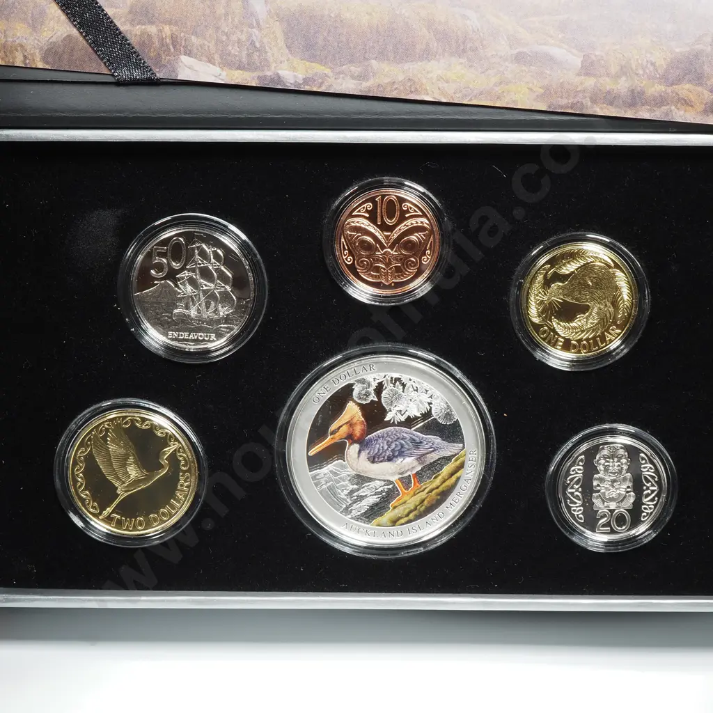 2021 New Zealand proof Currency Set  Image 1++