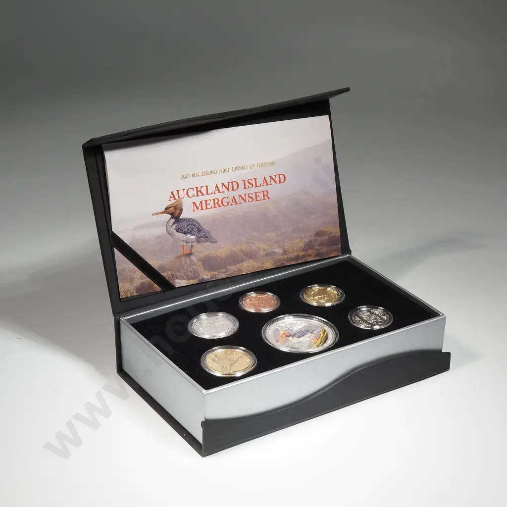 2021 New Zealand proof Currency Set  Image 1++