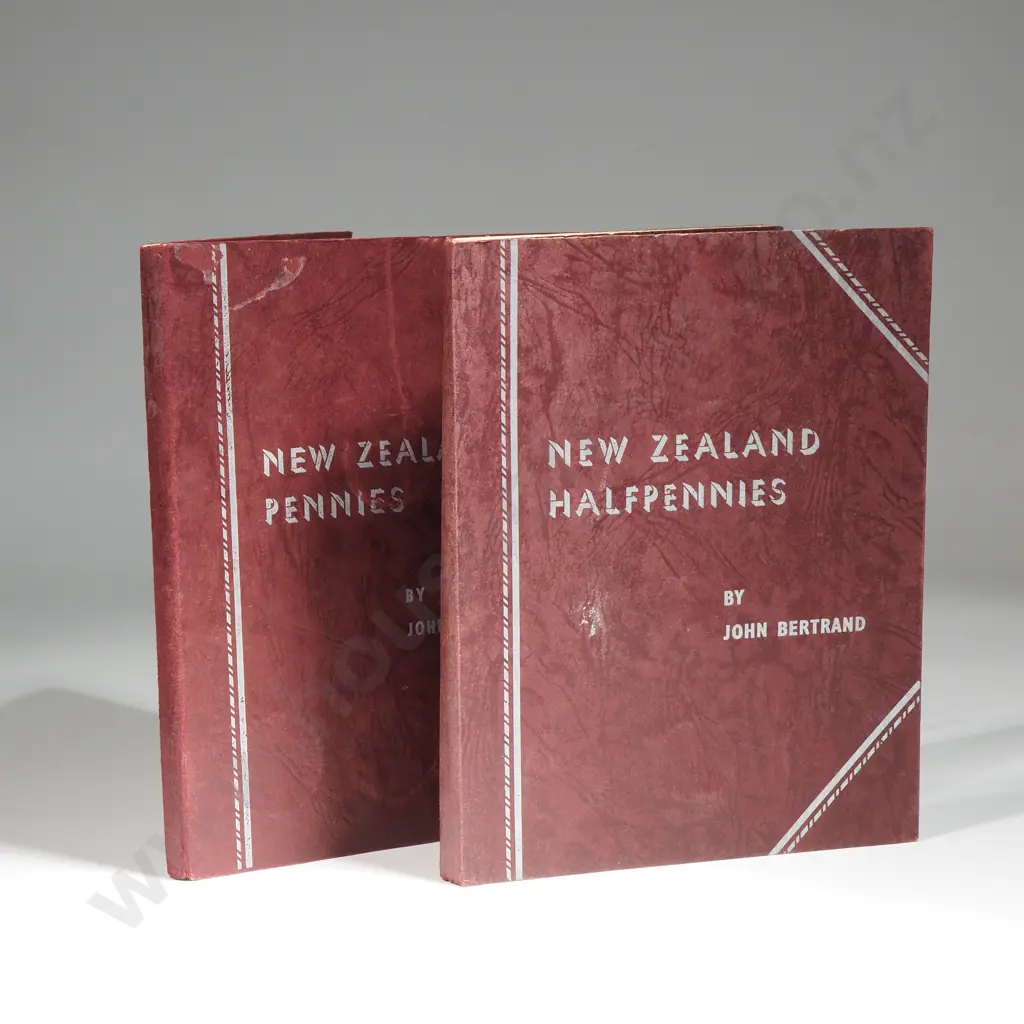 Complete Bertrand New Zealand Penny & Half Penny Albums  Image 1++