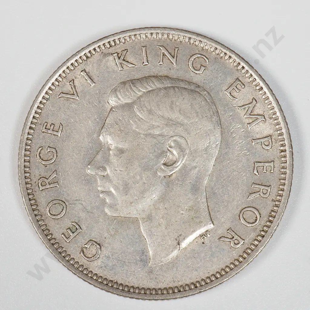 1946 New Zealand Florin  Image 1++