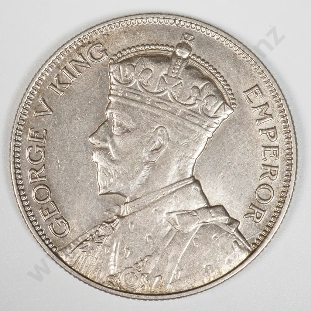 1935 New Zealand Half Crown - Better Grade  Image 1++