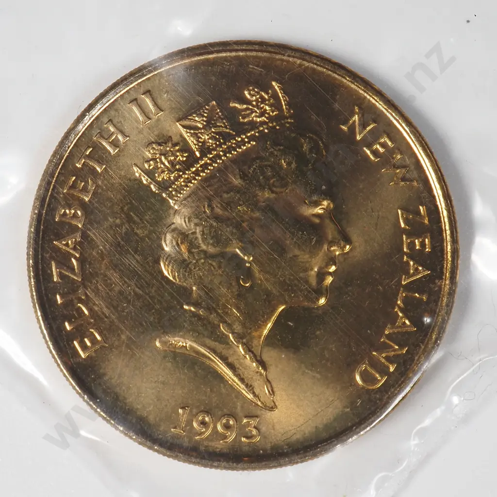 12 1993 UNC New Zealand Two Dollar Coins  Image 1++