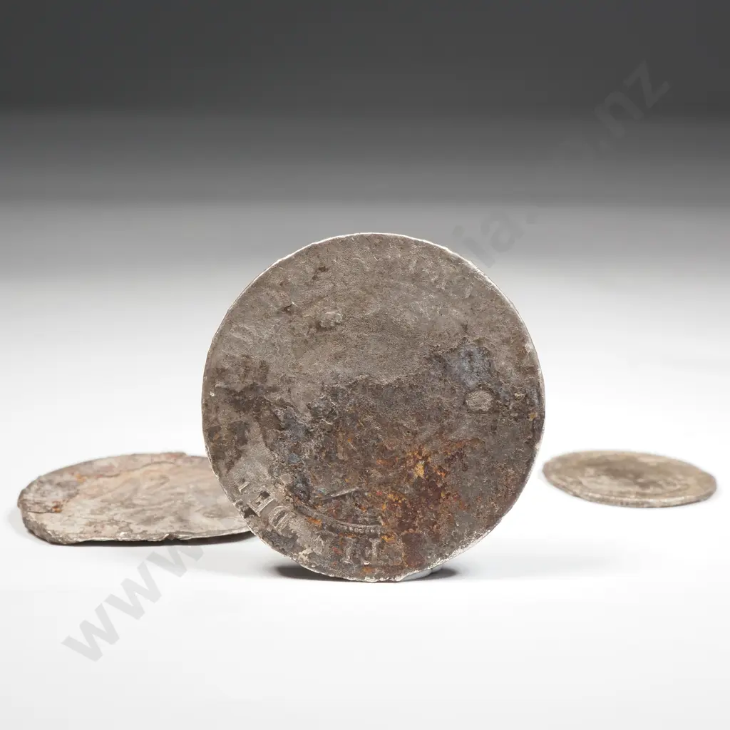 Assorted Sterling Silver Shipwreck Coinage from the Elingamite - Recovered by Kelly Tarlton   Image 1++