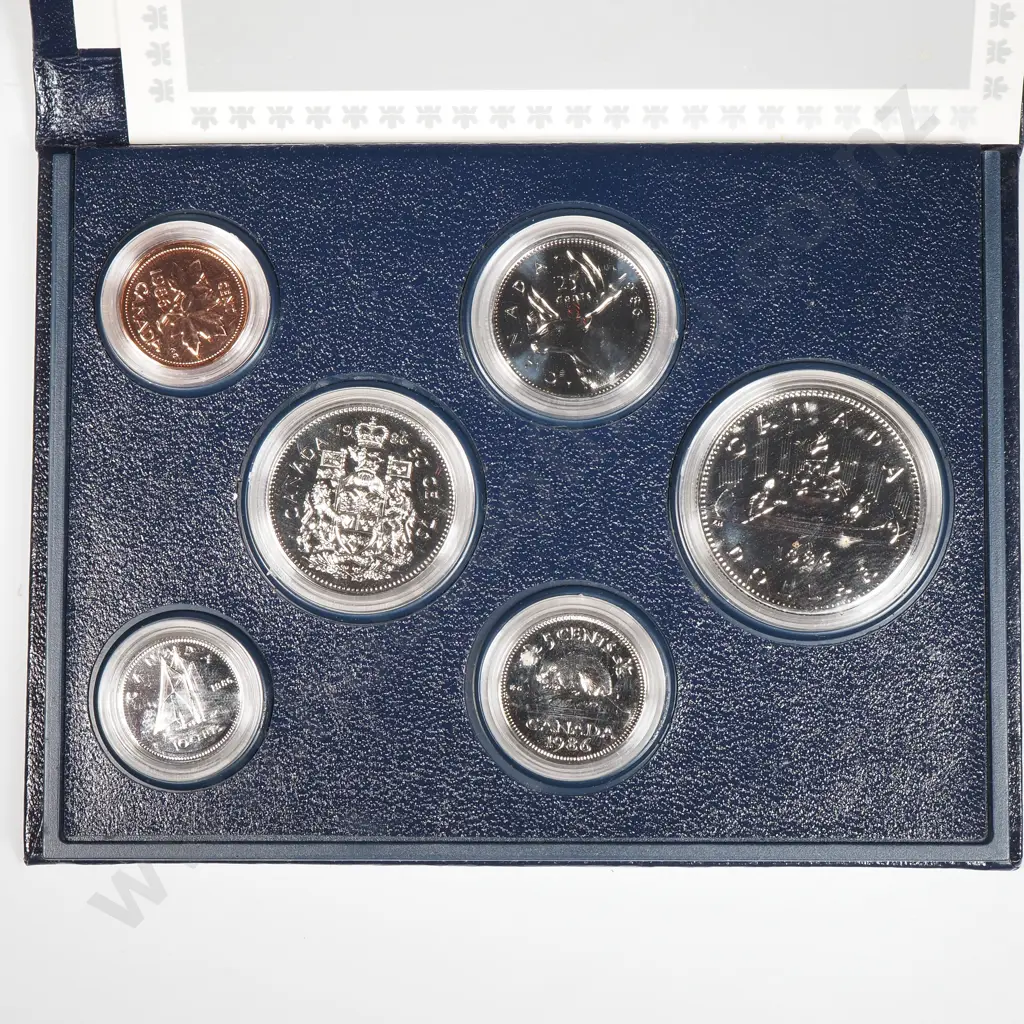 1986 Canada Coin Set  Image 1++