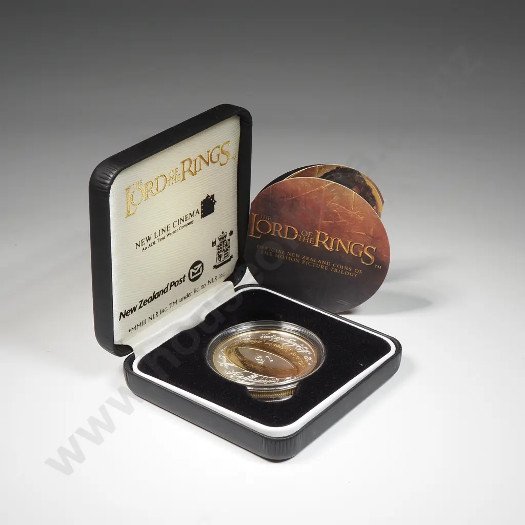 2003 Lord of the Rings Silver Proof Coin  Image 1++