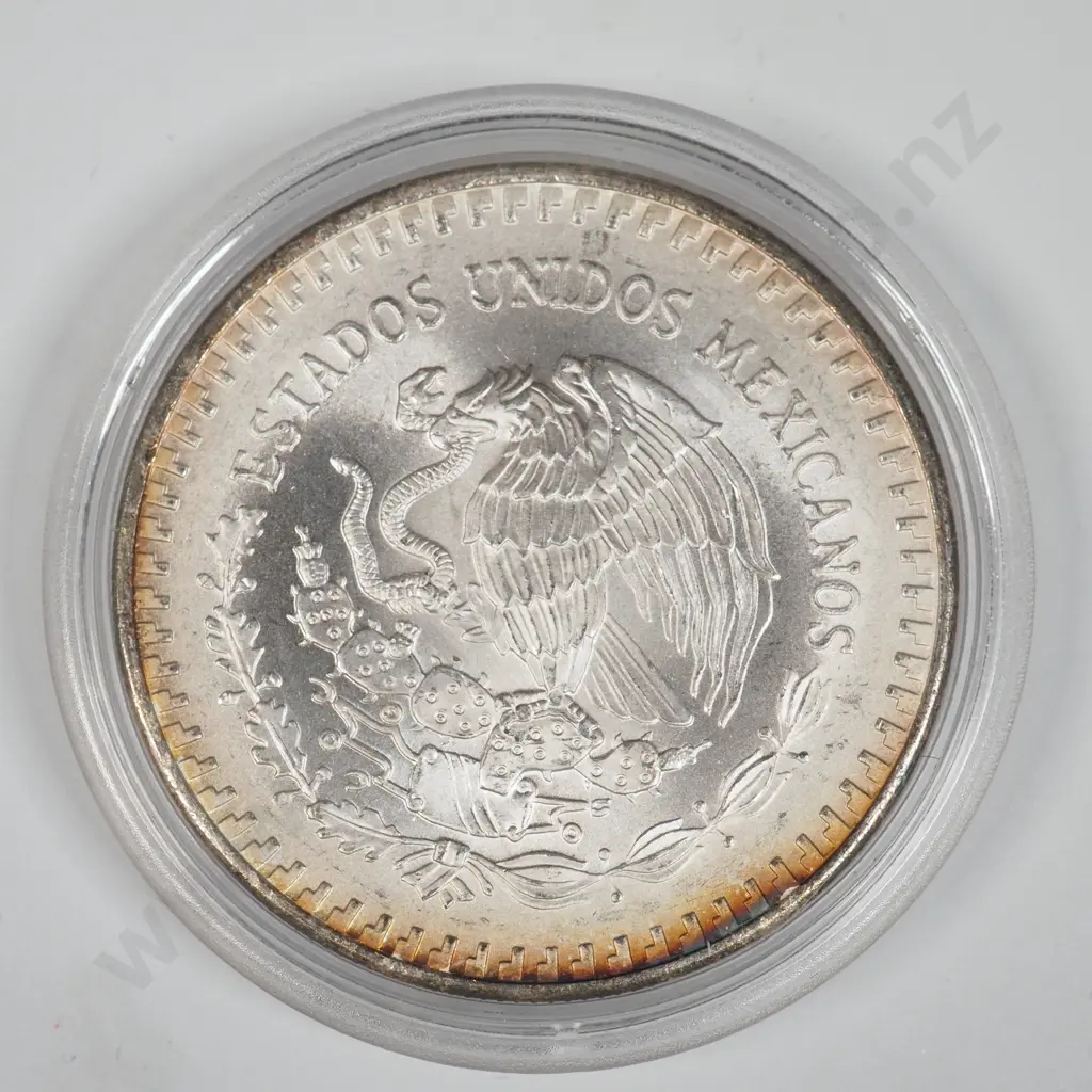 1991 Mexico Libertad One Troy Ounce Silver Bullion Coin  Image 1++