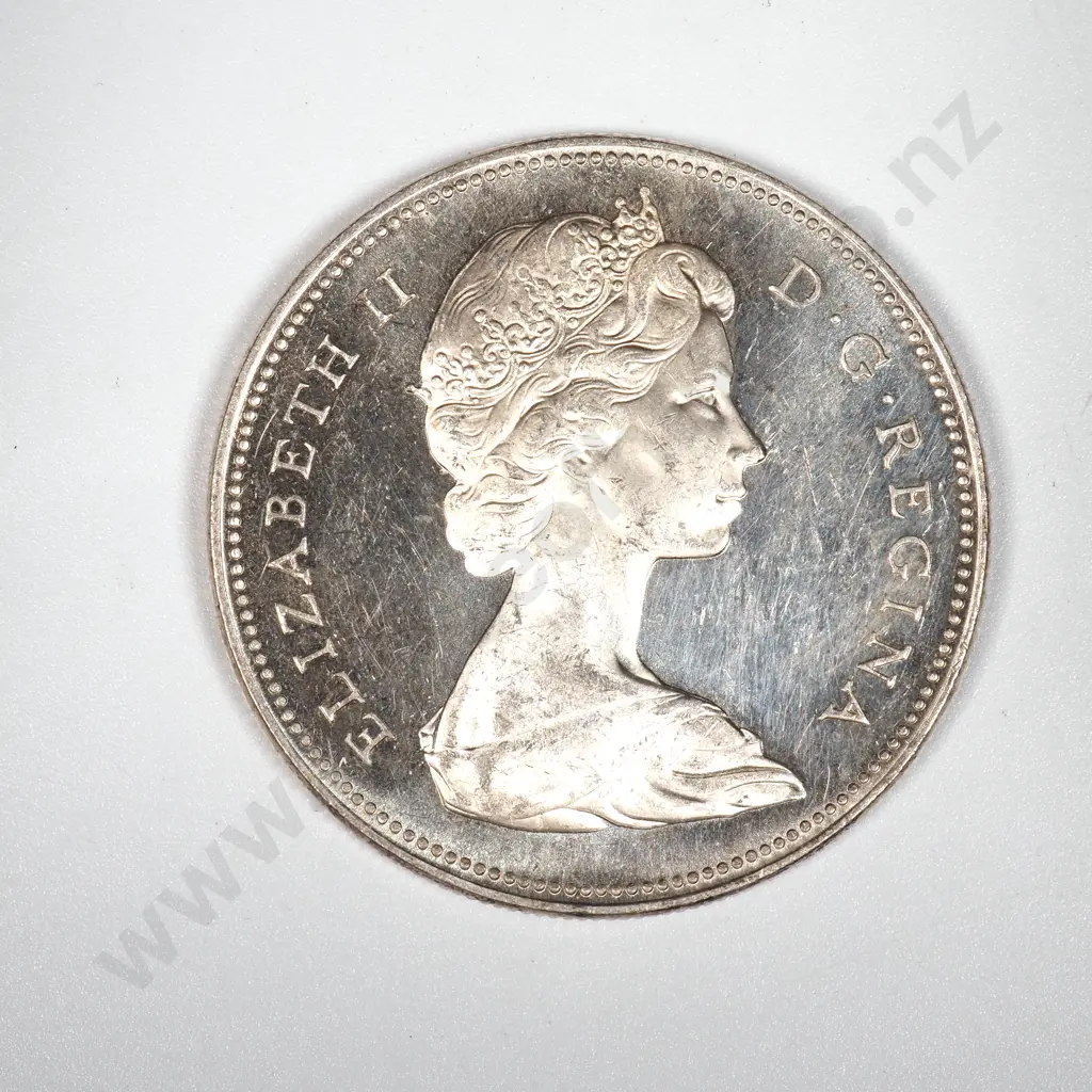 1966 Canada Silver Dollar  Image 1++