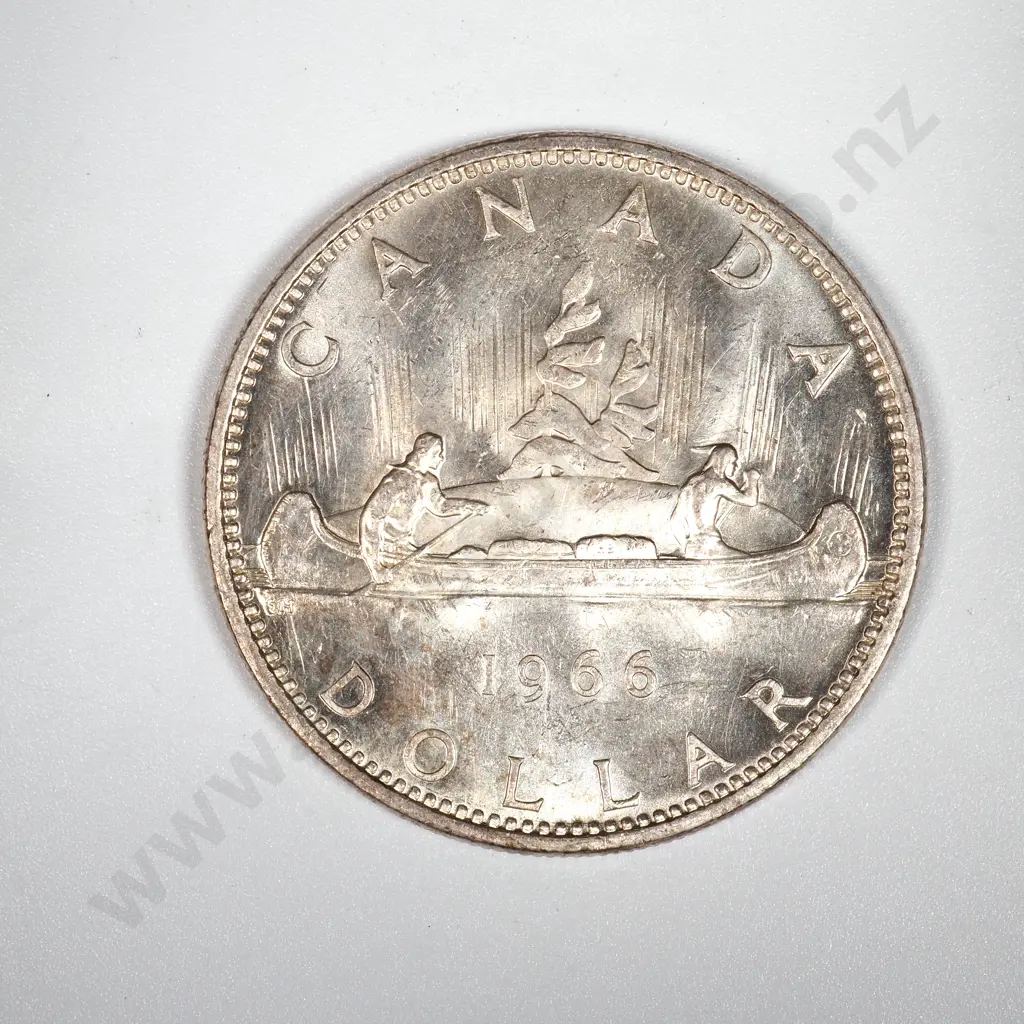 1966 Canada Silver Dollar  Image 1++