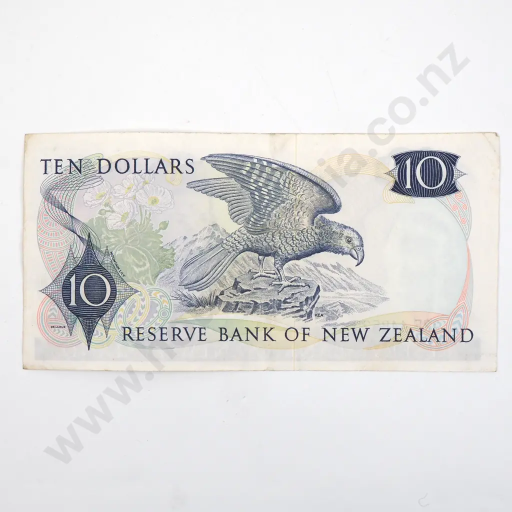 New Zealand Knight Ten Dollar Banknote  Image 1++