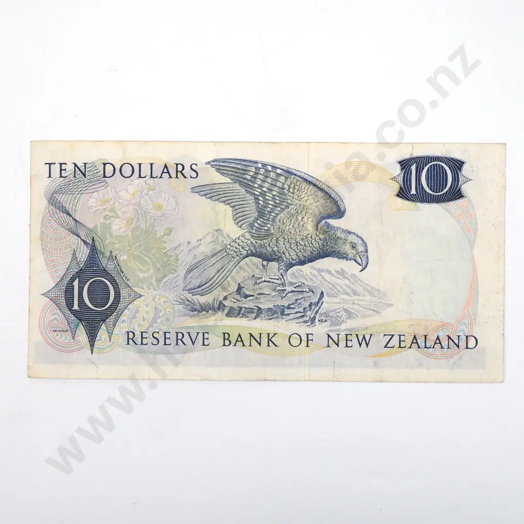 New Zealand Wilkes 99A Star Ten Dollar Banknote  Image 1++