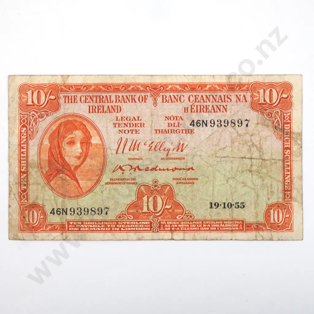 Ireland Ten Shilling Banknote  Image 1++