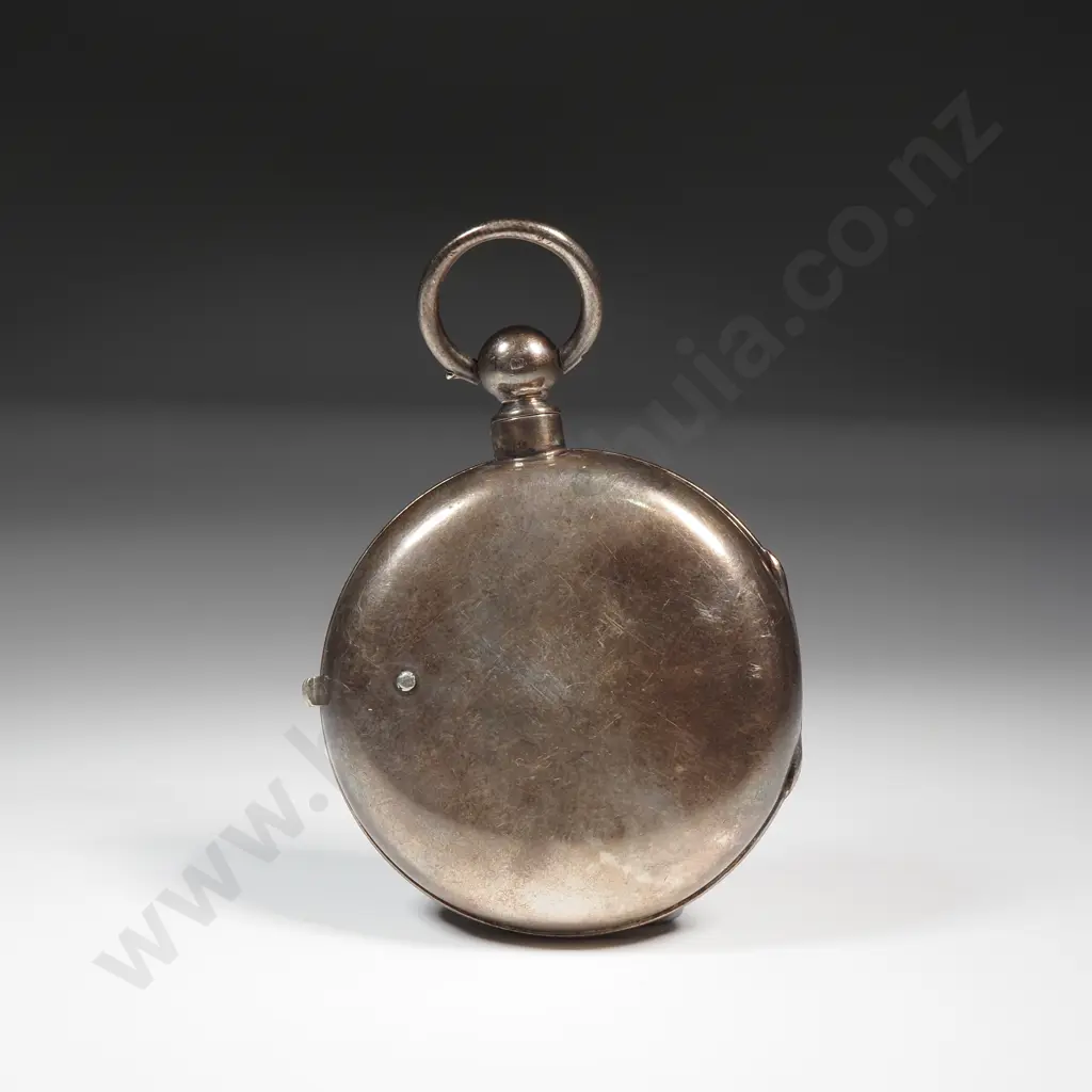 Sterling Silver Pair Case Pocket Watch by Rotherham's of London - 1856 Dated - Dial for J Nelson Christchurch Image 1++