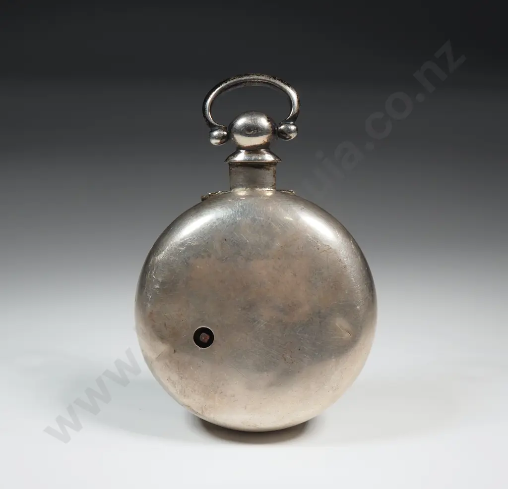 Sterling Silver Pair Case Pocket Watch - London 1840 - Missing Outer Case Image 1++