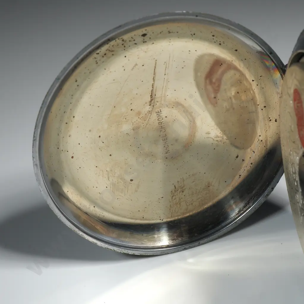 Hebdomas Base Metal 8 Days Stem Wind Pocket Watch - Running, But Sold w No Guarantees of Reliability or Accuracy Image 1++