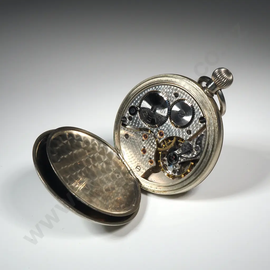 ABE Lever Nickel Case Pocket Watch - Movement Signed by Selezi Image 1++