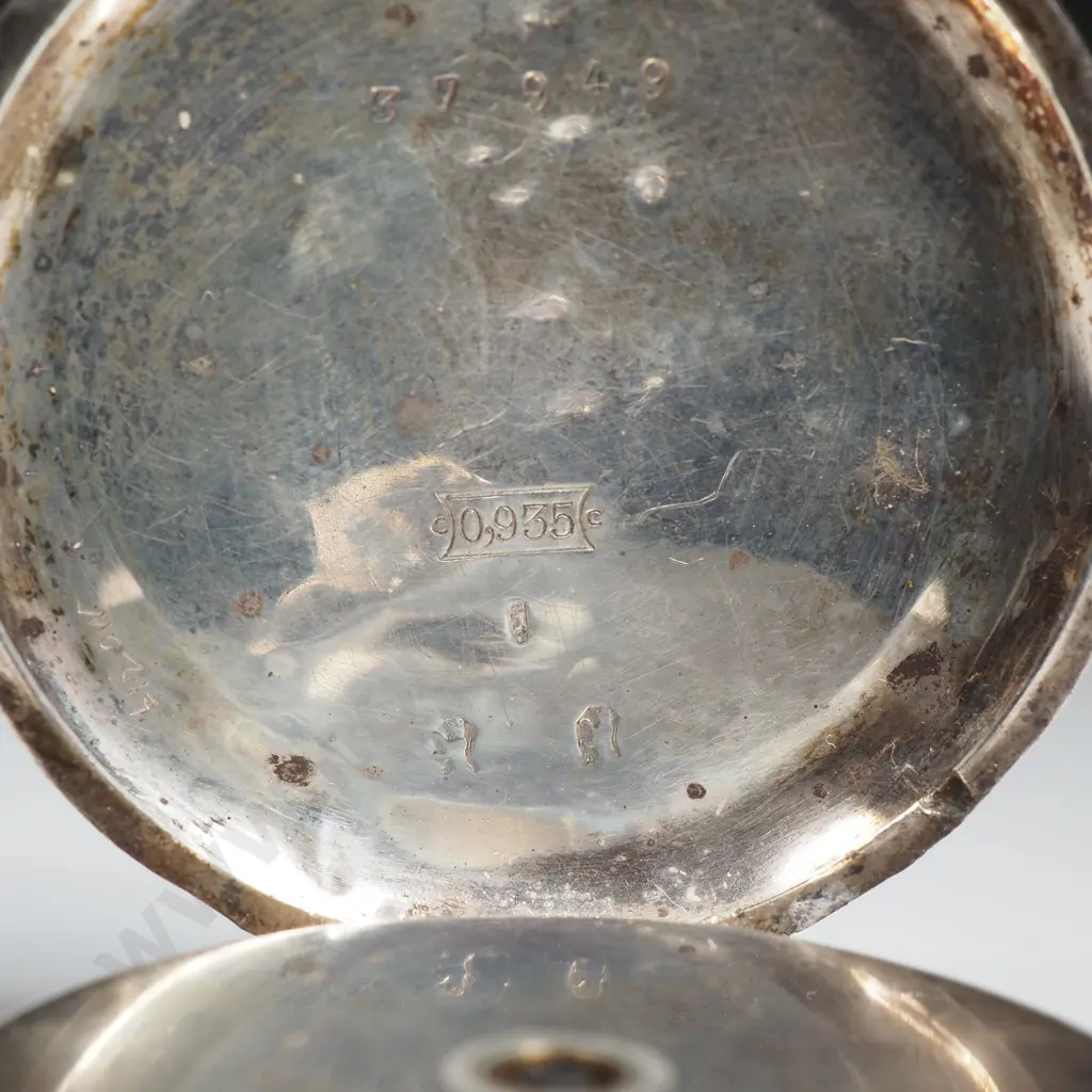 Sterling Silver Ladies Pocket Watch Image 1++