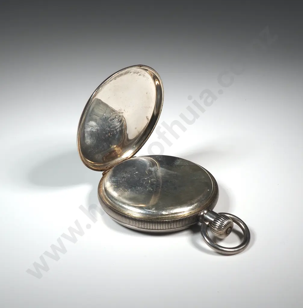 Antique Sterling Silver Rolex Pocket Watch Image 1++