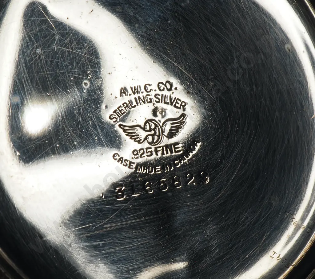 Antique Sterling Silver Rolex Pocket Watch Image 1++