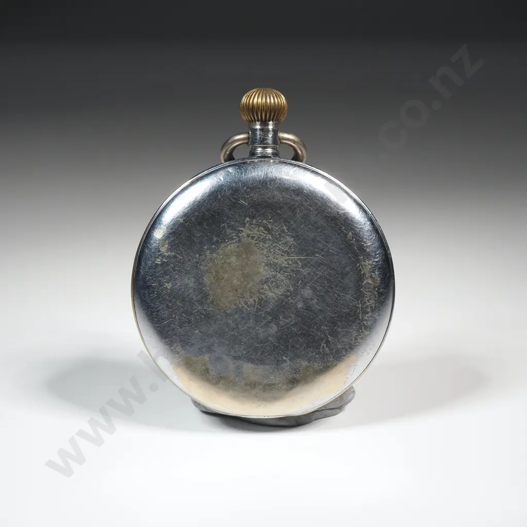 Montelier Nickel Cased Pocket Watch in Good Condition Image 1++