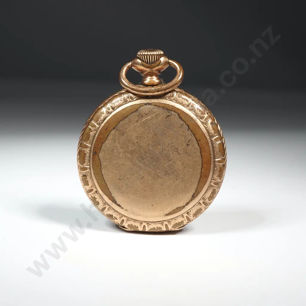 Ladies Rolled Gold Elgin Pocket Watch Image 1++