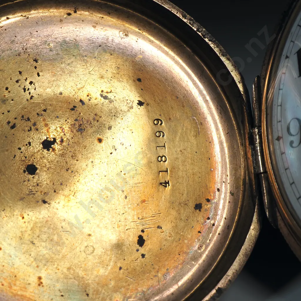 Antique Moeris Rolled Gold Pocket Watch Image 1++