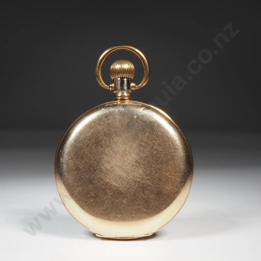 John Elkan 'Colonial' Rolled Gold Pocket Watch Image 1++