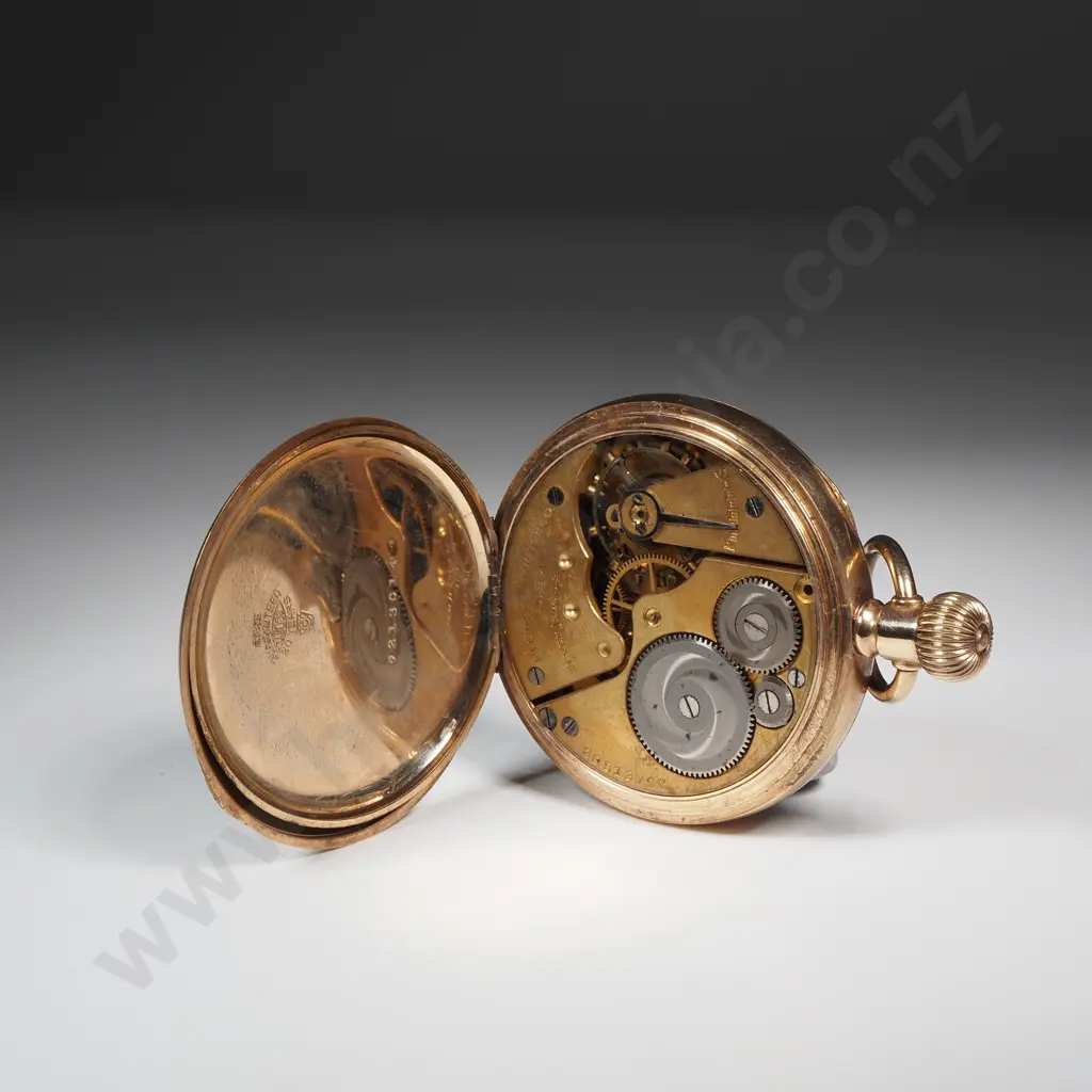 Elgin "Made in the U.S.A." Rolled Gold Pocket Watch Image 1++