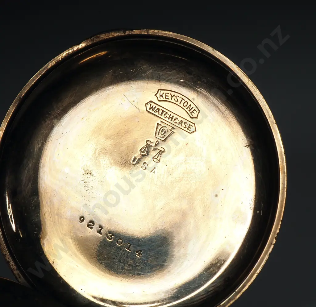 Elgin "Made in the U.S.A." Rolled Gold Pocket Watch Image 1++