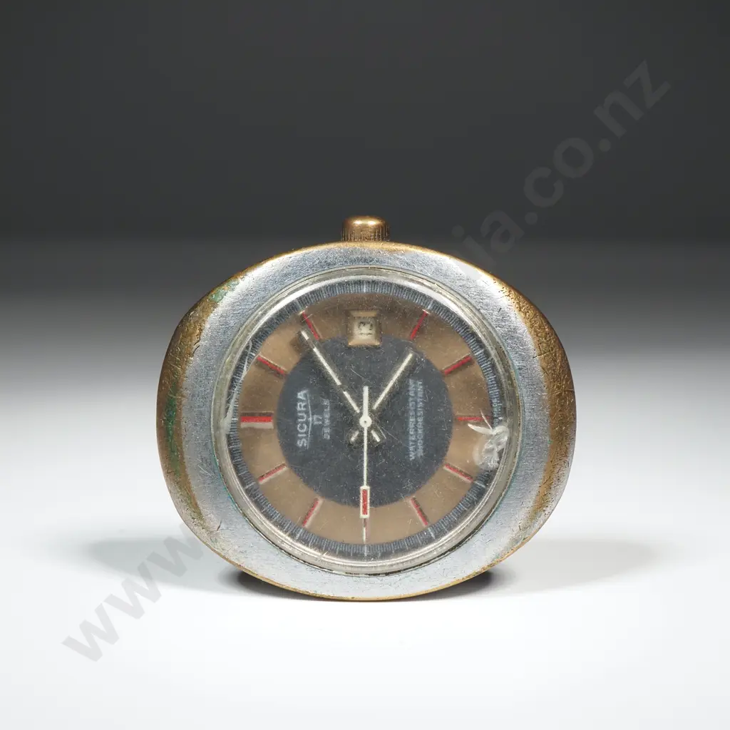 Vintage Sicura Wristwatch Head Image 1++