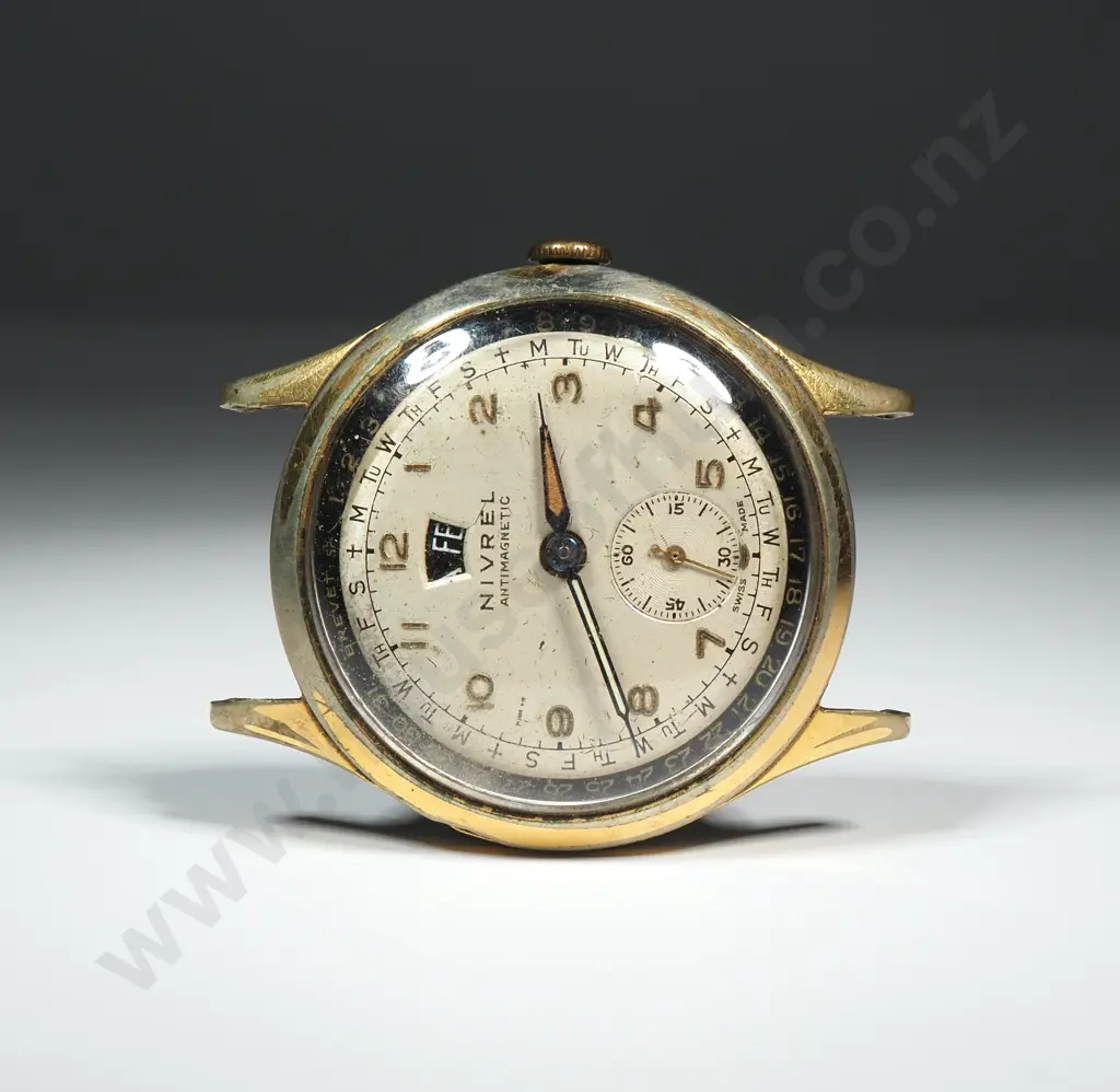 Vintage Nivrel Antimagnetic Wristwatch Head Image 1++