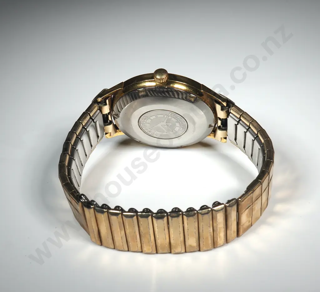 Vintage Bulova Automatic Gents Wrist Watch on Flex Strap Image 1++