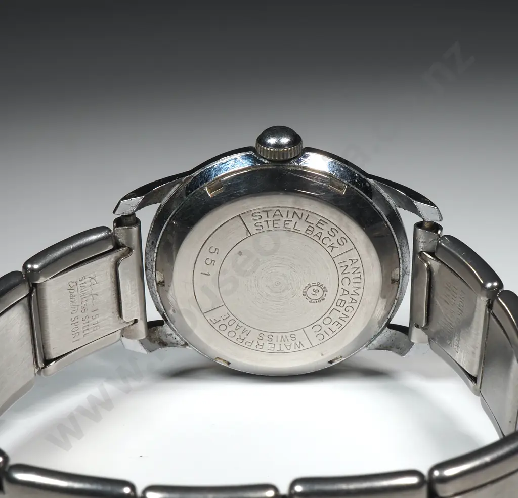 Vintage Baume Automatic Wrist Watch - Incabloc - on Flex Strap Image 1++