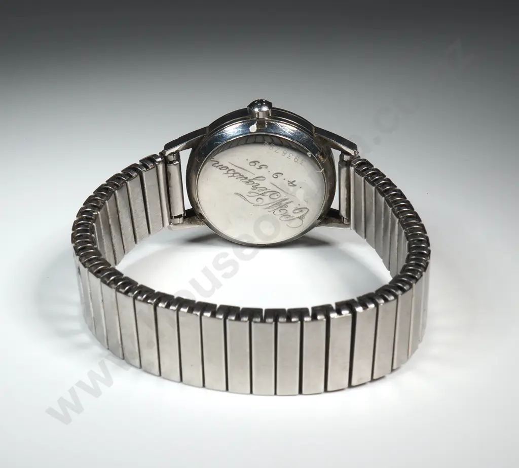 Vintage Eternamatic Wrist Watch on Flex Strap Image 1++