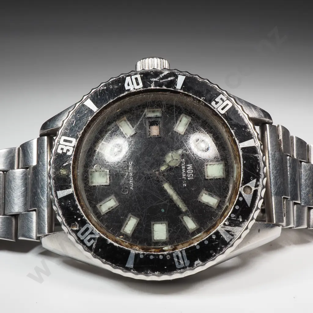 Vintage Citizen Stainless Steel Divers Wristwatch Image 1++