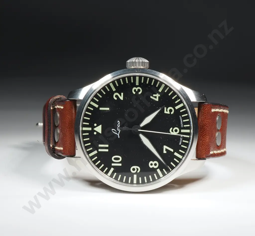 Laco Gents Wristwatch w Original Box & Papers - As new Image 1++