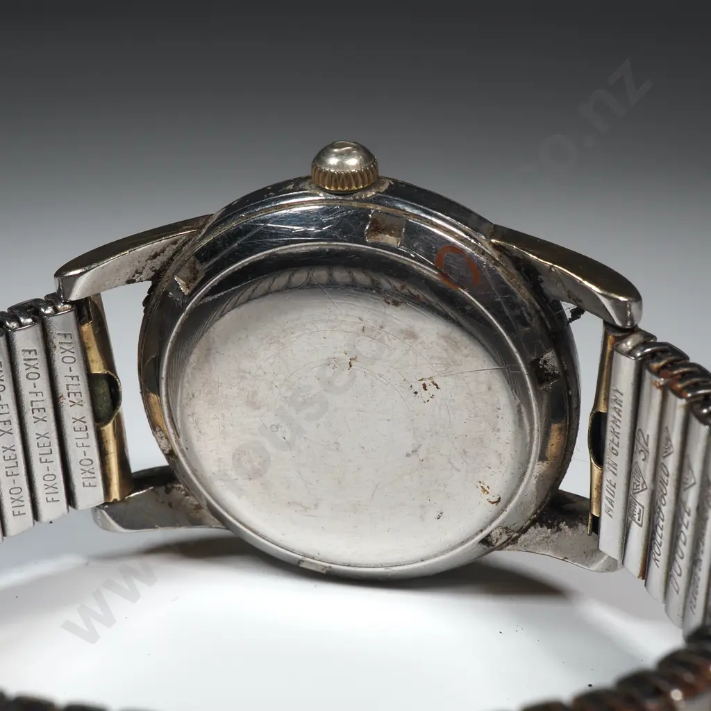 1950's Gold Capped Omega Seamaster Bumper Automatic Wristwatch Image 1++