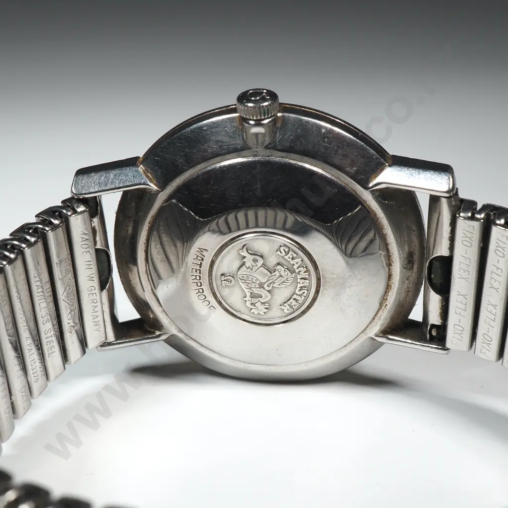 1970's Stainless Steel Omega Seamster Deville Automatic Wrist Watch Image 1++