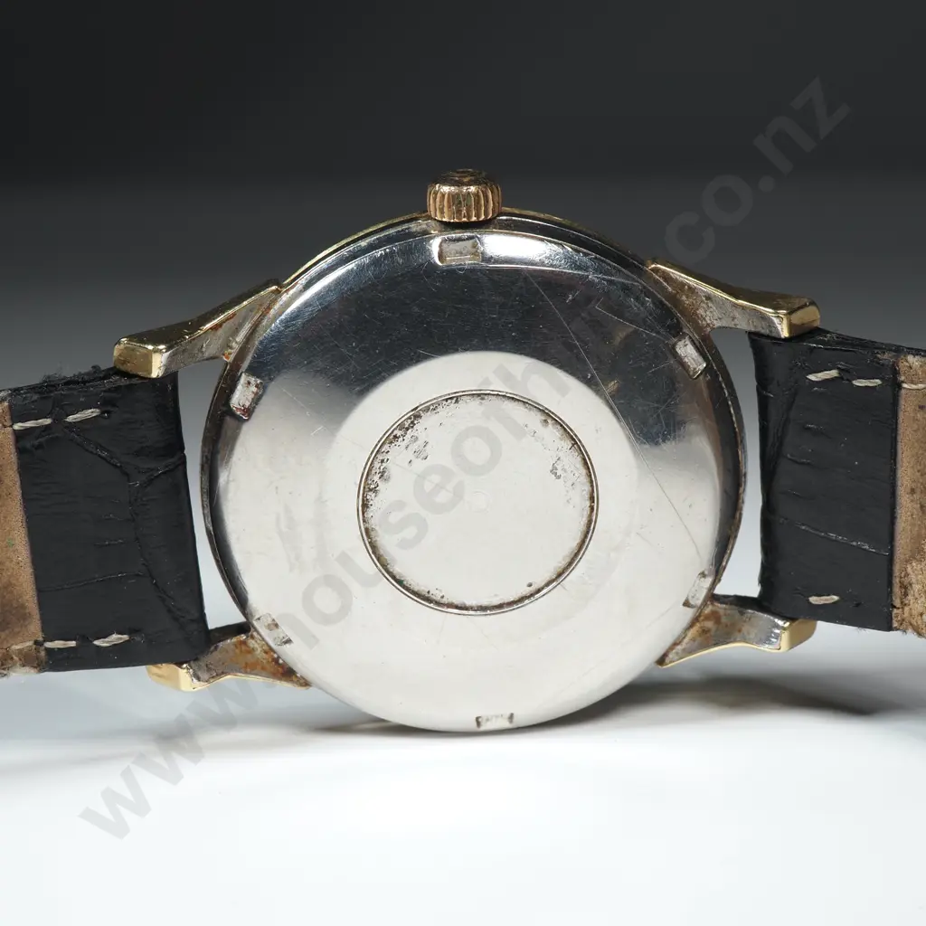 Vintage Omega Constellation Pie Pan Chronometre Calendar in Omega Precision Watch Case Image 1++