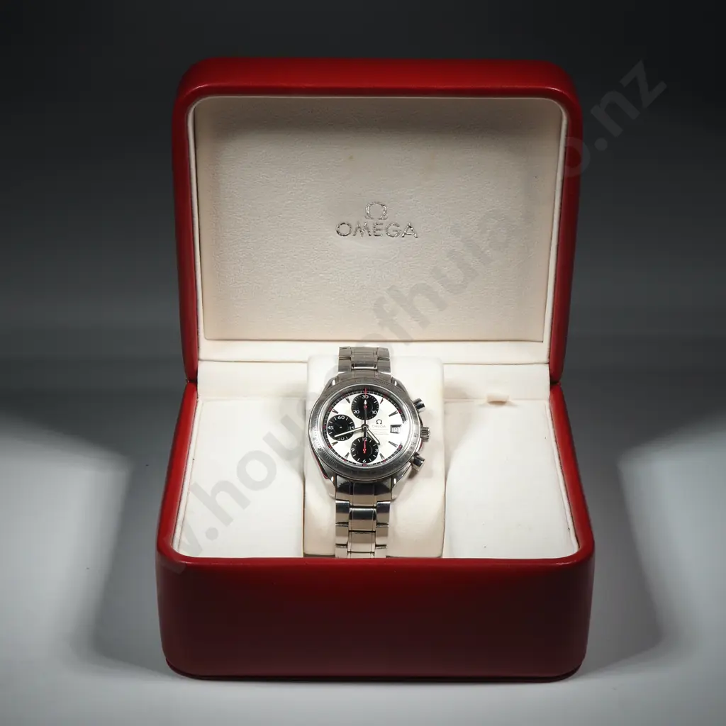 Gents Omega Speedmaster Automatic Chronometer w Box & Papers Image 1++
