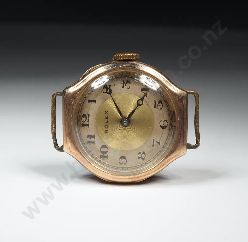 9ct Gold Ladies Rolex Wrist Watch Head Image 1++