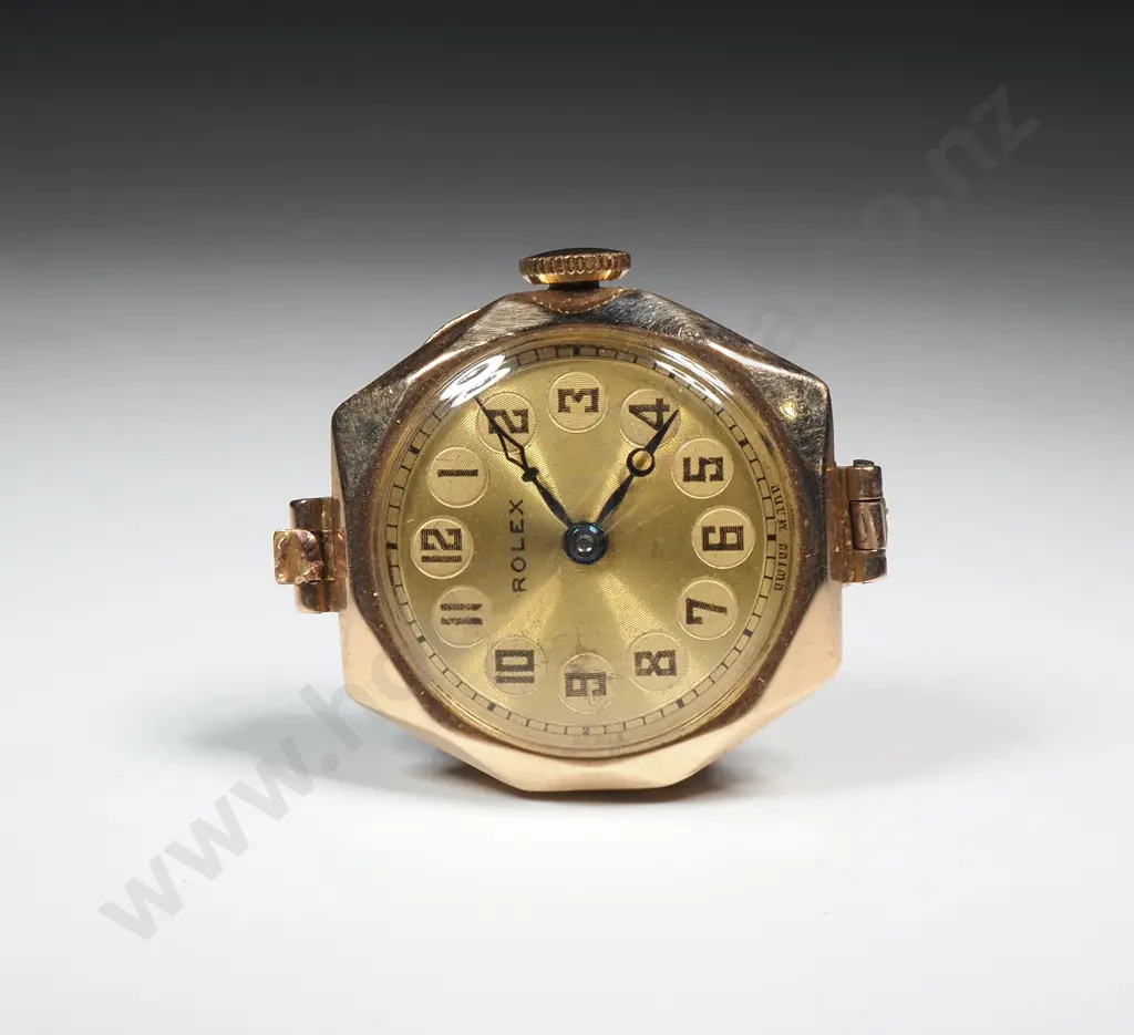 Antique 9ct Gold Ladies Rolex Wristwatch Image 1++