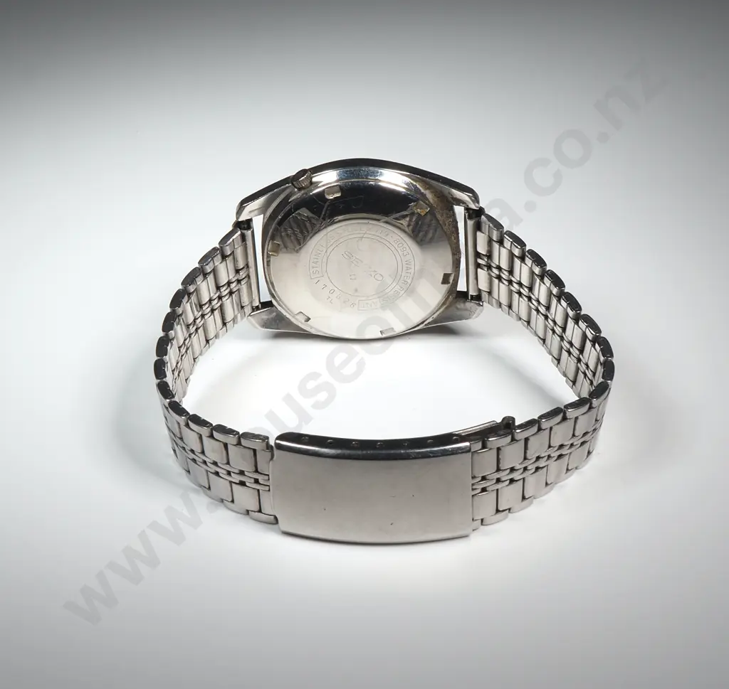 Seiko 5 Automatic Wrist Watch w Magnificnet Blue Dial Image 1++