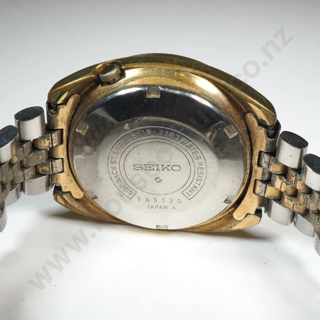 Seiko 5 Automatic Gold Plated Wrist Watch Image 1++