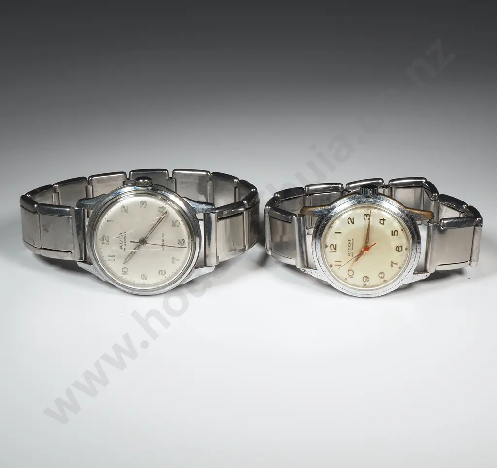 Two Vintage Watches  - Regent & Avia Image 1++