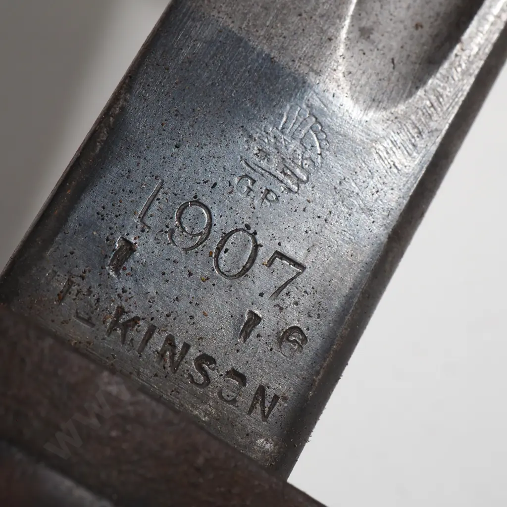 WW1 Wilkinson 1907 Pattern Bayonet: Dated 01/16 Image 1++