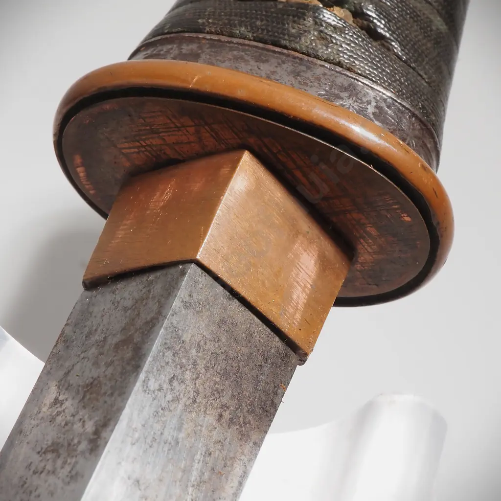 Antique Japanese Yari Blade Mounted Tanto / Dagger Image 1++